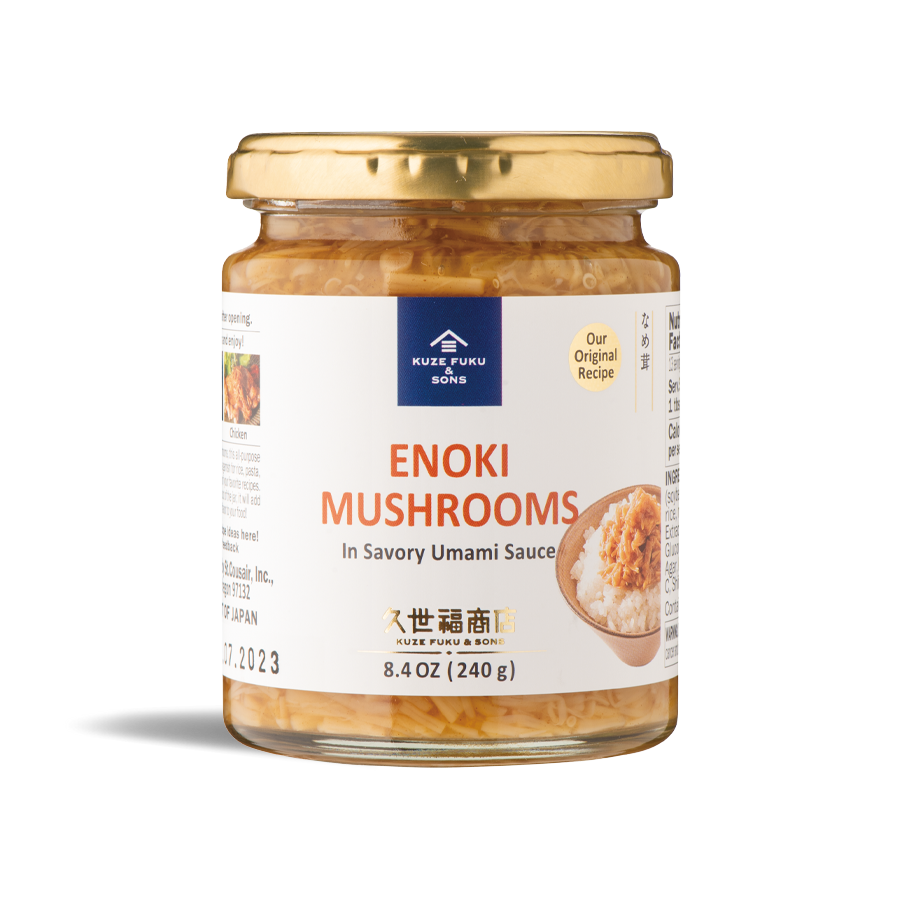 Kuze Fuku & Sons ENOKI MUSHROOMS IN SAVORY UMAMI SAUCE