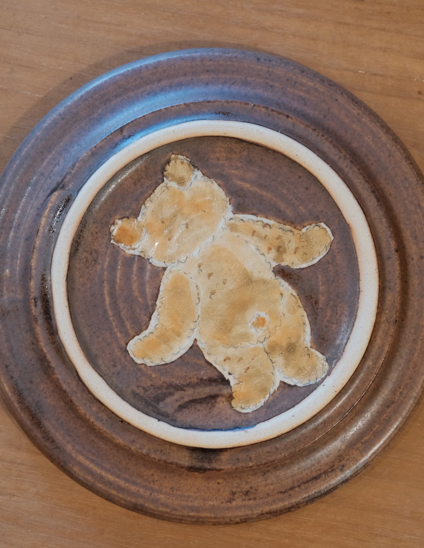 KONGARISHA-コンガリ舎 Bear Round 6inch Dessert plate (#10)