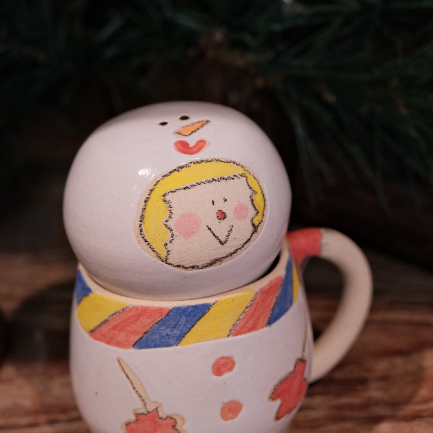 COSAEL-Christmas special Limited Handmade Snowman cup #2