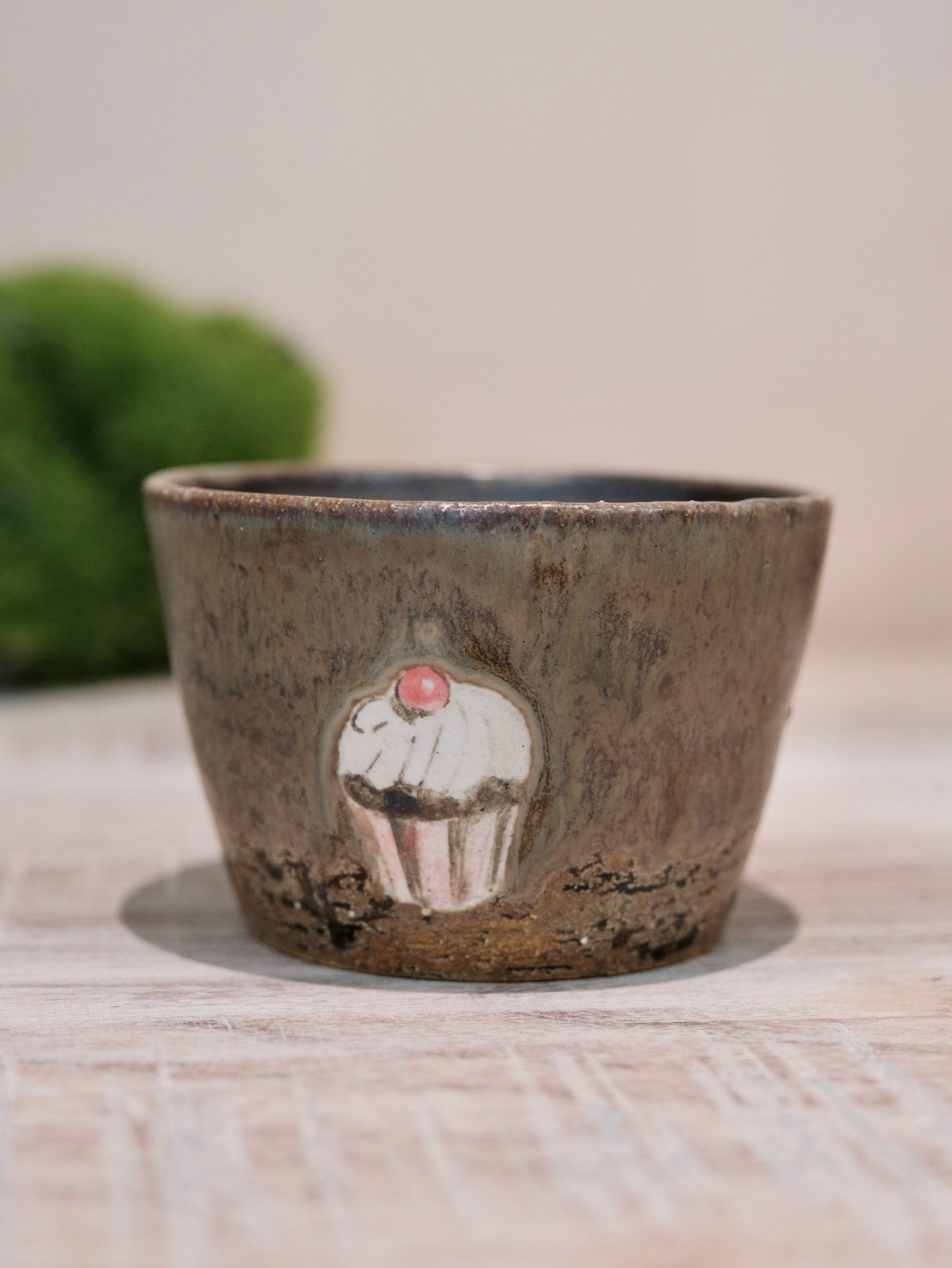 【2026 Exhibition】Acne pottery Studio handmade choko cup (Cat)