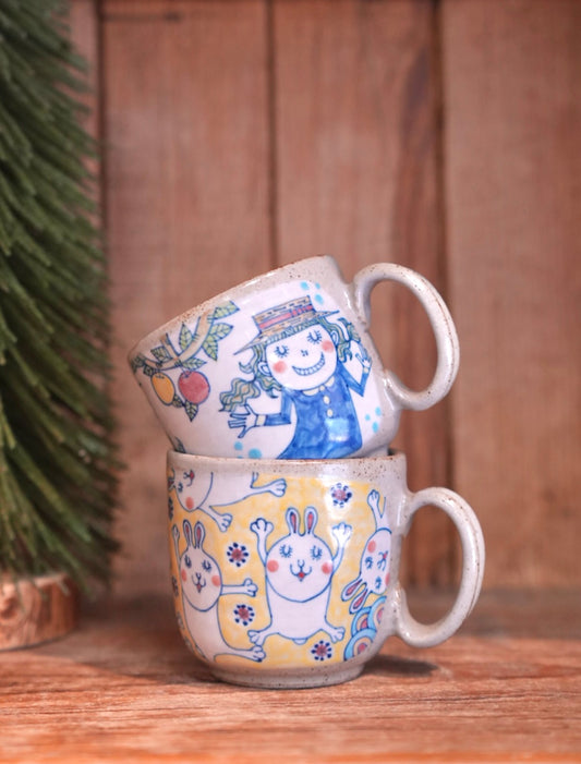 Japan Hasami Yaki Artisan Hand Painted Mug