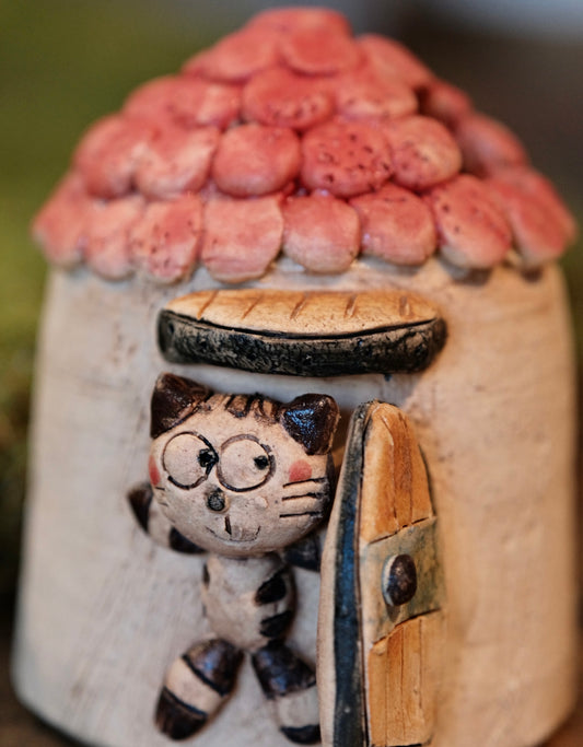 野村典子-Noriko Nomura Handmade Storybook Collection Flower vase (#3)