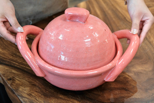 Marushige Touki Nukuta Nabe - Pink, Size 8