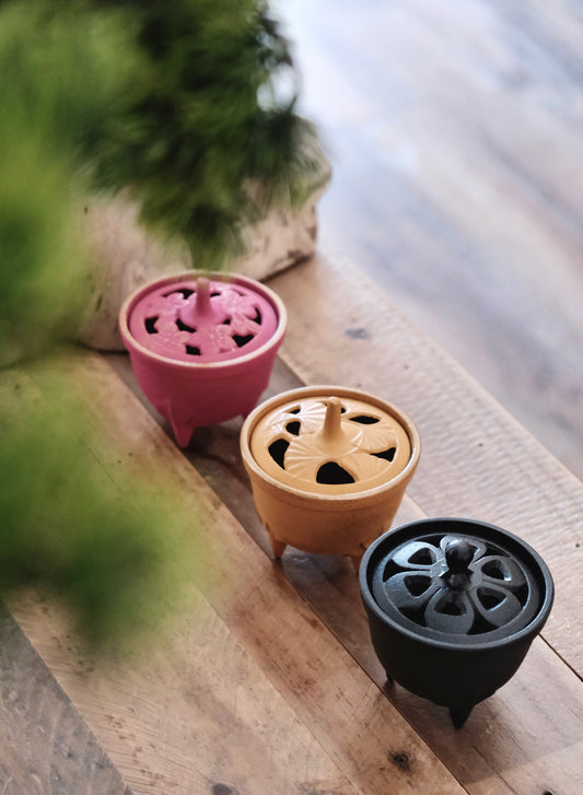 IWACHU Nambu Tekki Cast Iron Season Incense Burner(Gift Box)