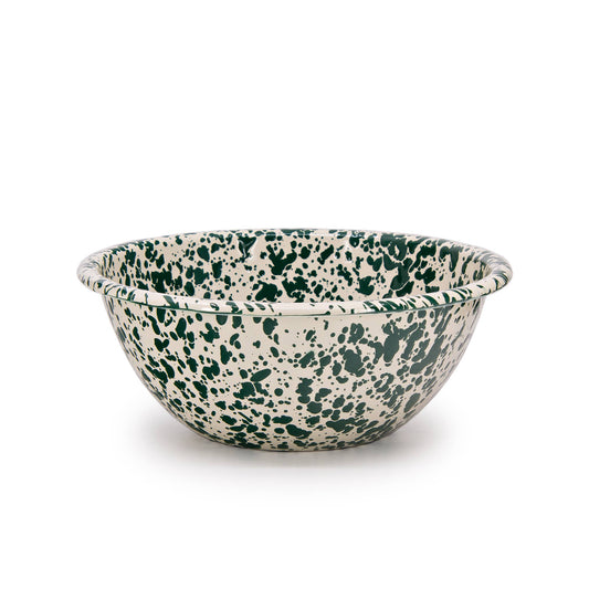 Crow Canyon Splatter Enamelware Small Serving Bowl