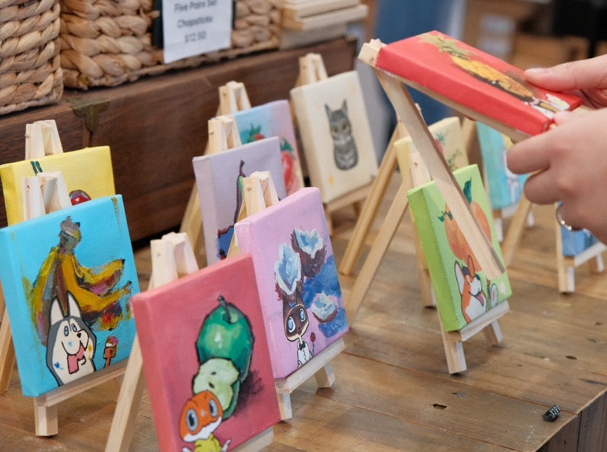 Local Artist BoWen Hand Paint Artworks