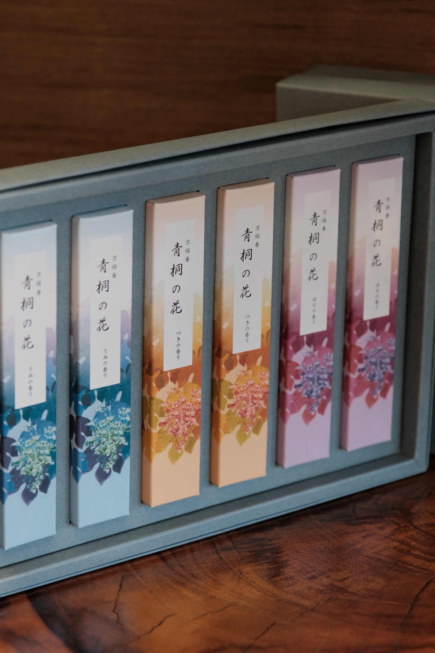 Kousaido Kyoto Incense Assortment – Aogiri (Paulownia Flower) 青桐の花 Gift Box