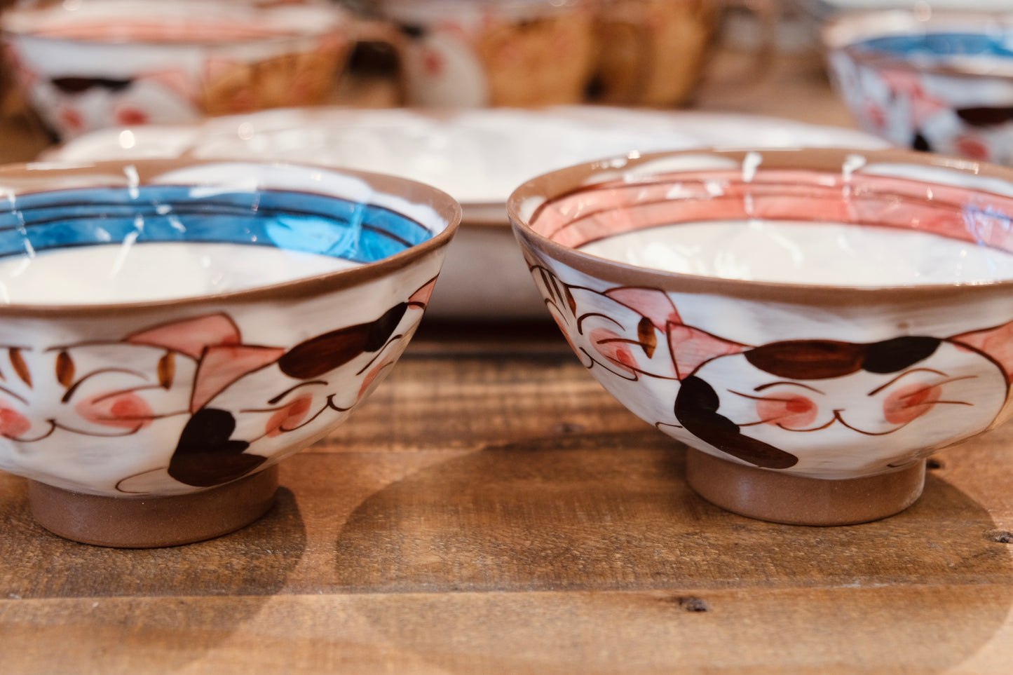 Hasami ware Handcraft Kitty Cat Bowl (Large)