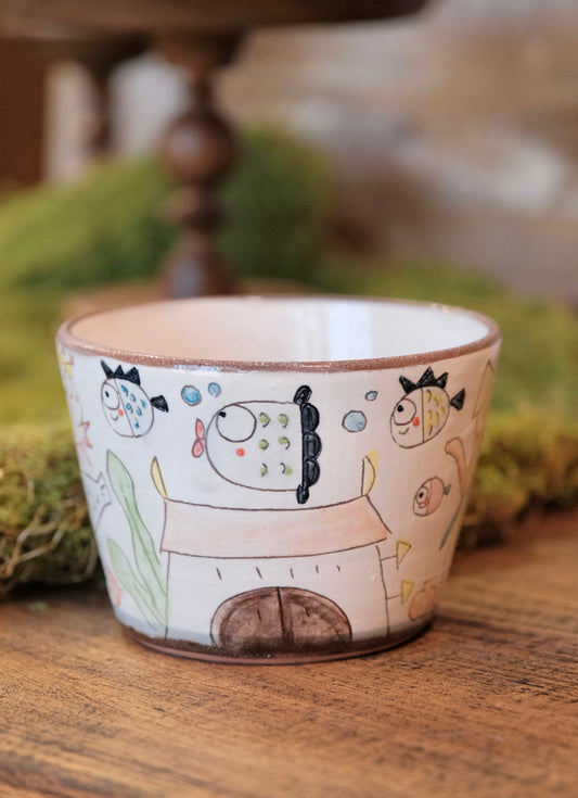 野村典子-Noriko Nomura Handmade Storybook Collection Soup Mug (#1)