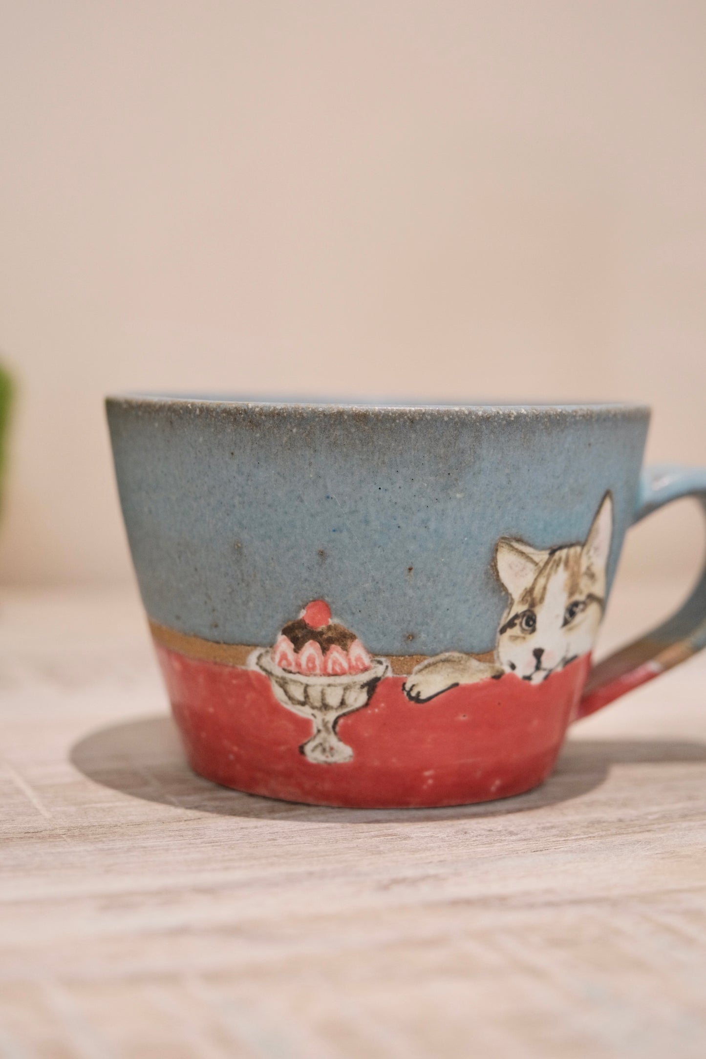 【2026 Exhibition】Acne pottery Studio handmade Mug ( Cat #2)