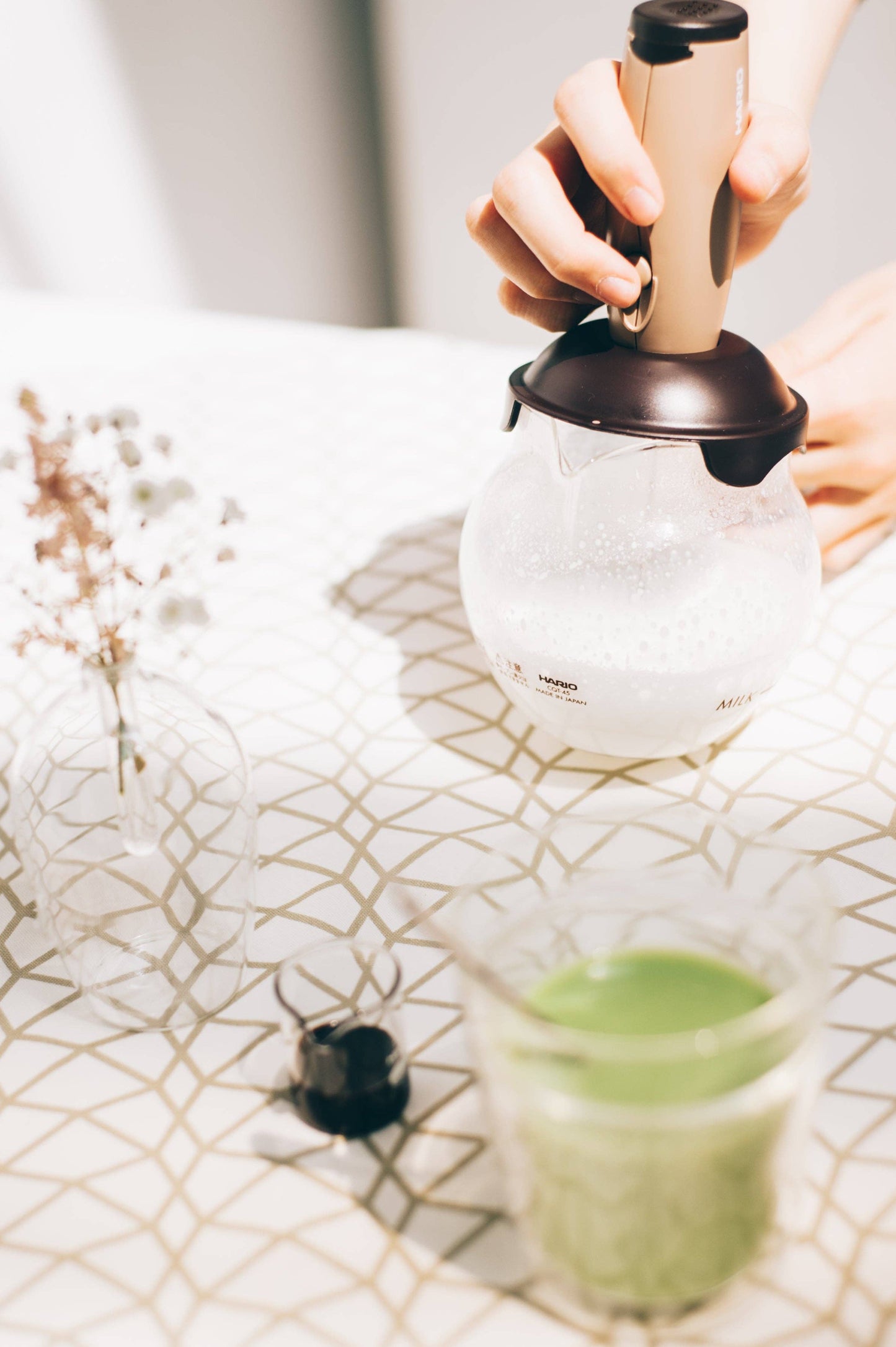 HARIO Matcha Whisk & Creamer