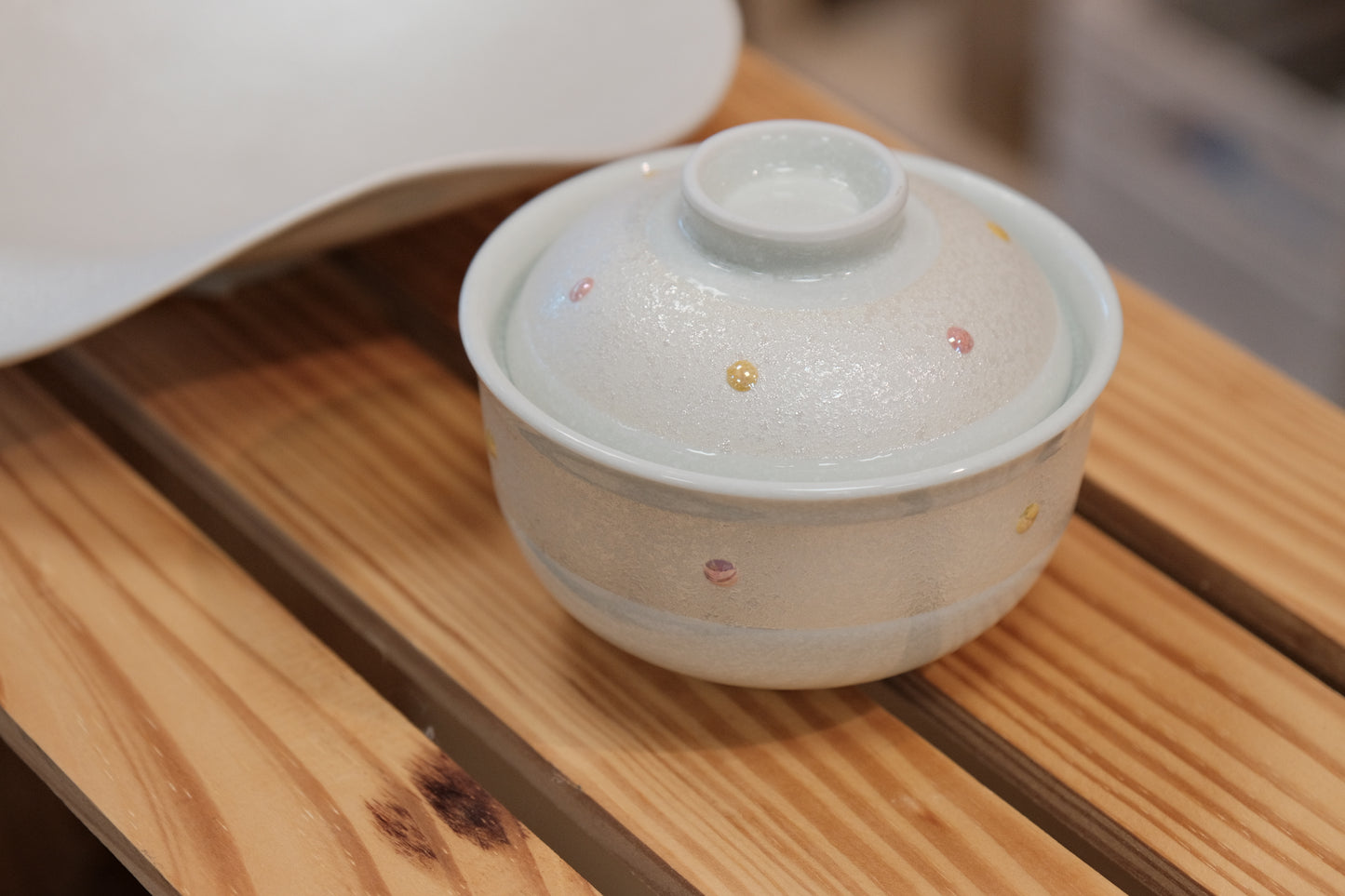 Arita yaki Pearl Handmade chawanmushi Bowl