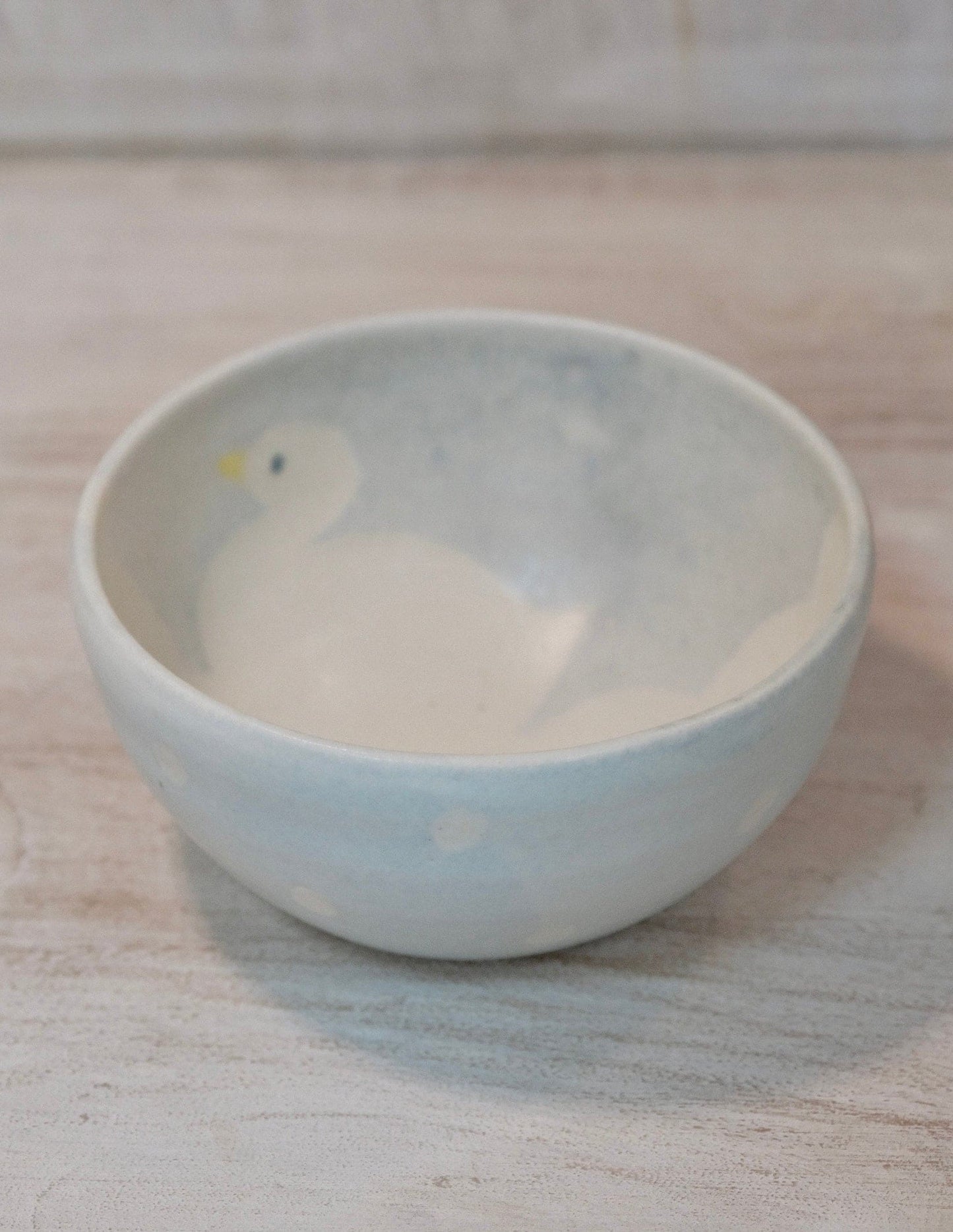 Makiko Sato-佐藤 牧子 Handmade Ceramic Round bowl (Duck)