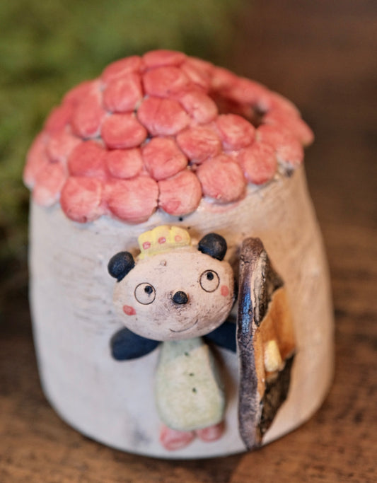 野村典子-Noriko Nomura Handmade Storybook Collection Flower vase (#4)