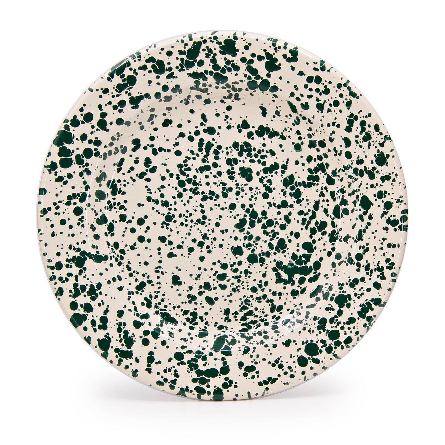 Crow Canyon Splatter Enamelware Dinner Plate