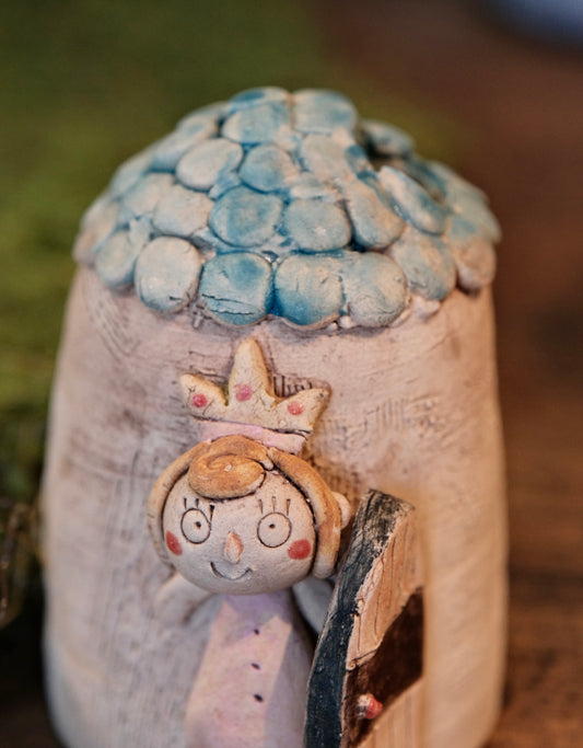 野村典子-Noriko Nomura Handmade Storybook Collection Flower vase (#10)