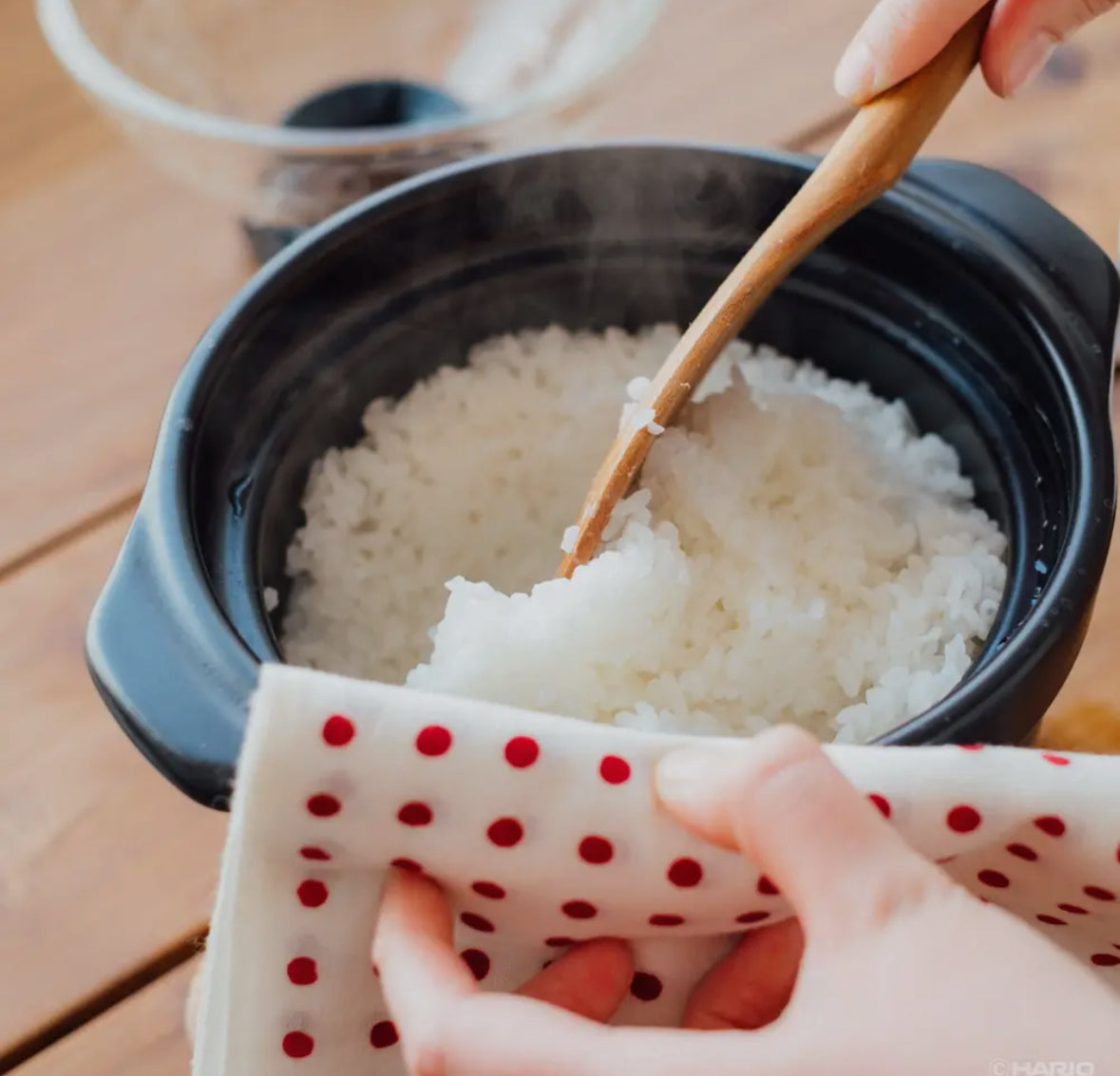 Hario Rice Pot Gohangama Ceramic Rice Cooker