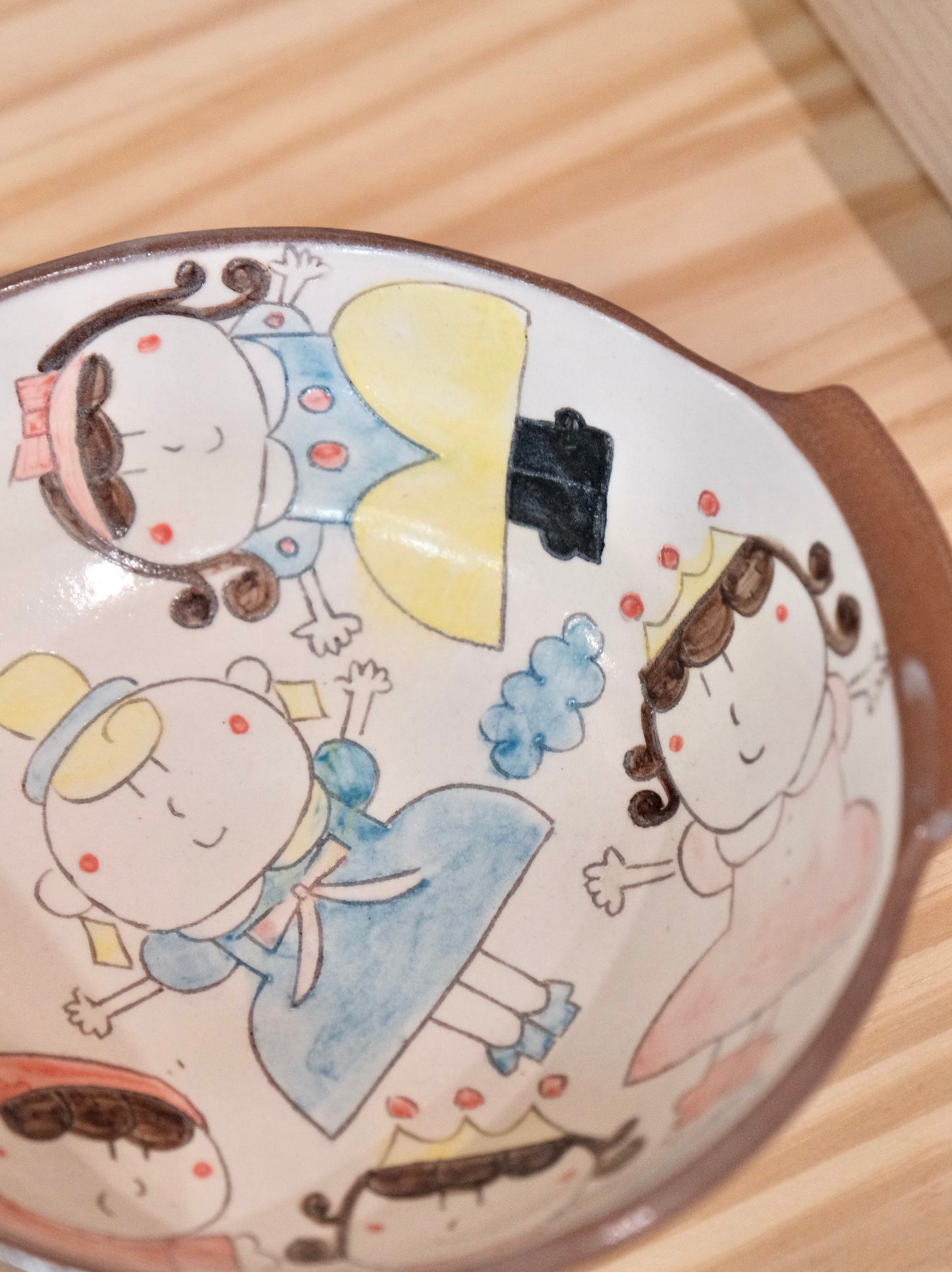 野村典子-Noriko Nomura Storybook Collection Handle bowl (#1-2)