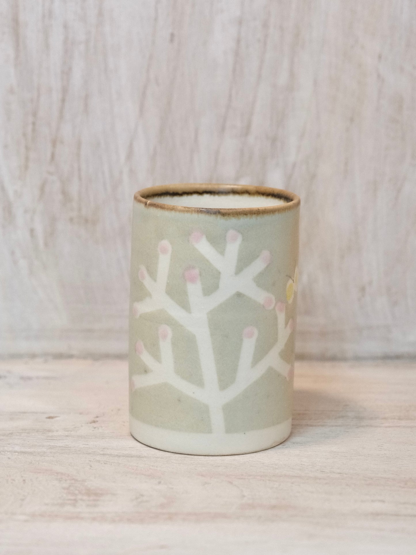 Makiko Sato-佐藤 牧子 Handmade Ceramic Large Mug (Cat)