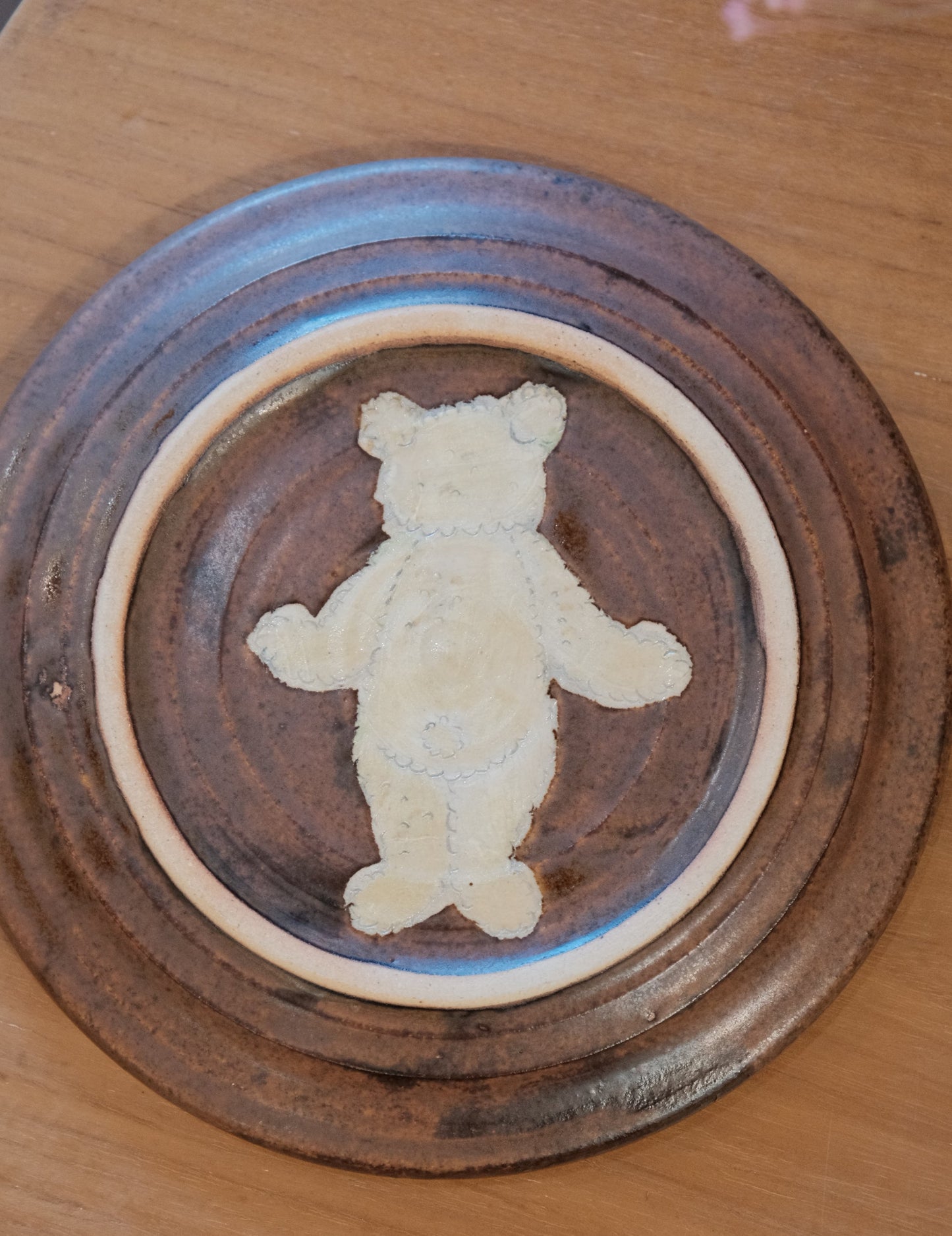 KONGARISHA-コンガリ舎 Bear Round 6inch Dessert plate (#7)