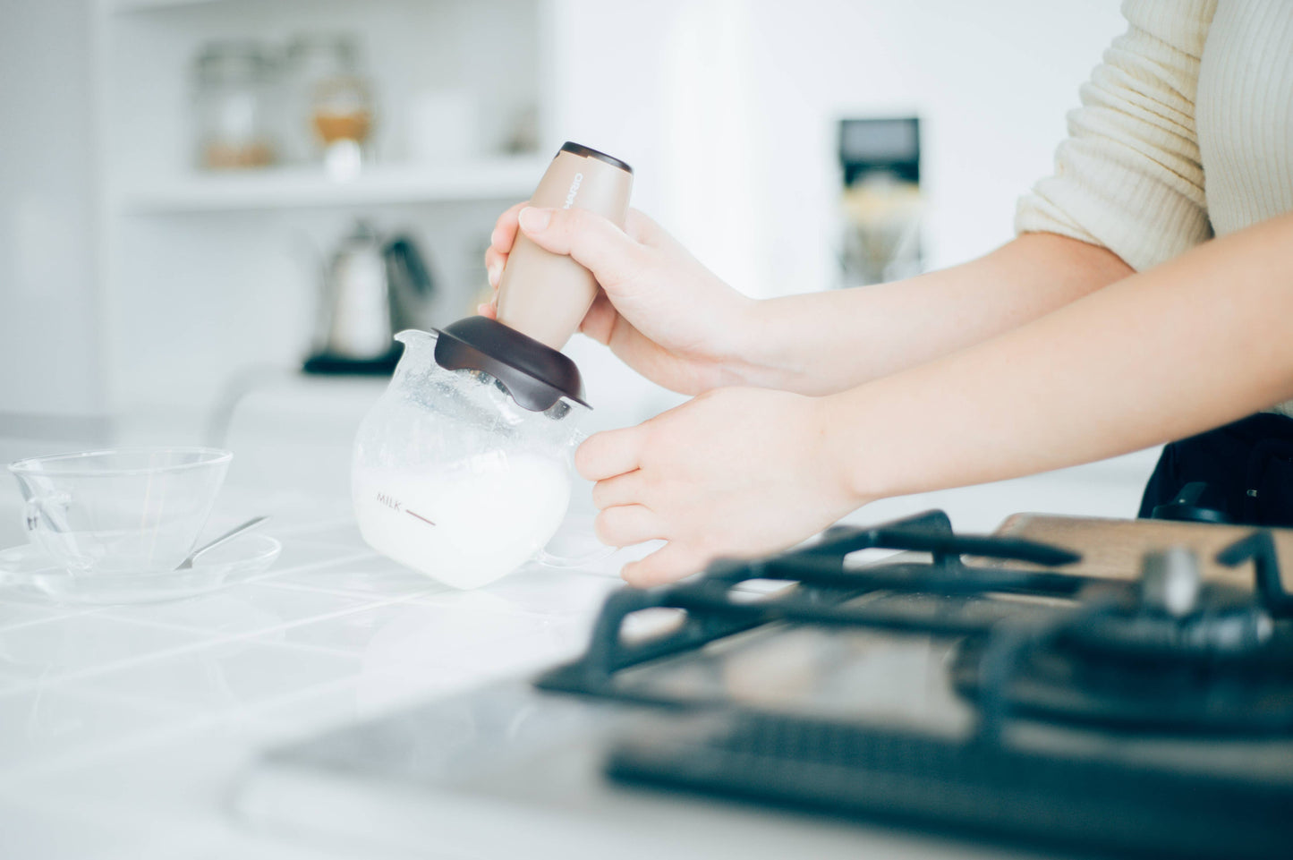 HARIO Matcha Whisk & Creamer