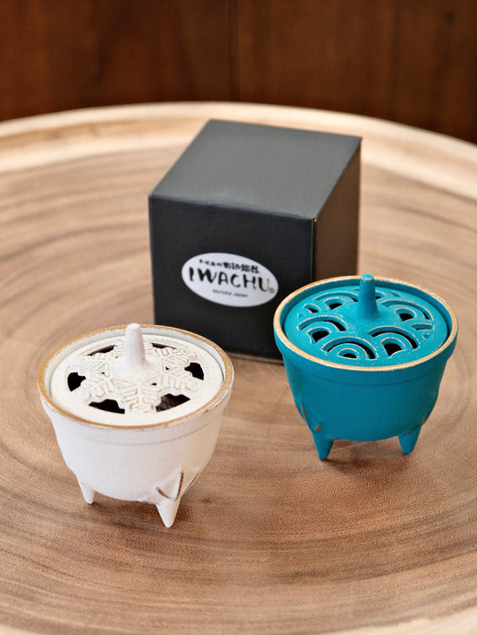IWACHU Nambu Tekki Cast Iron Season Incense Burner(Gift Box)