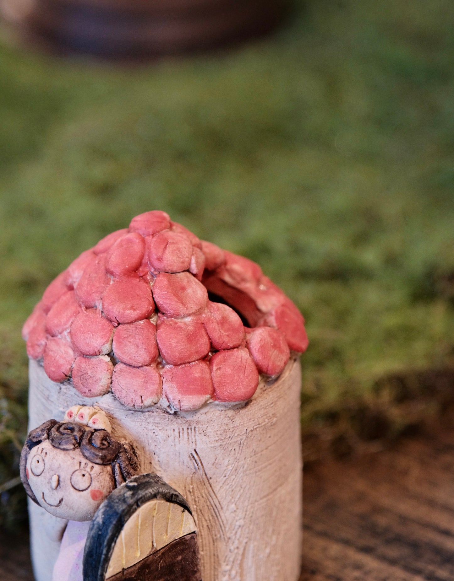 野村典子-Noriko Nomura Handmade Storybook Collection Flower vase (#5)