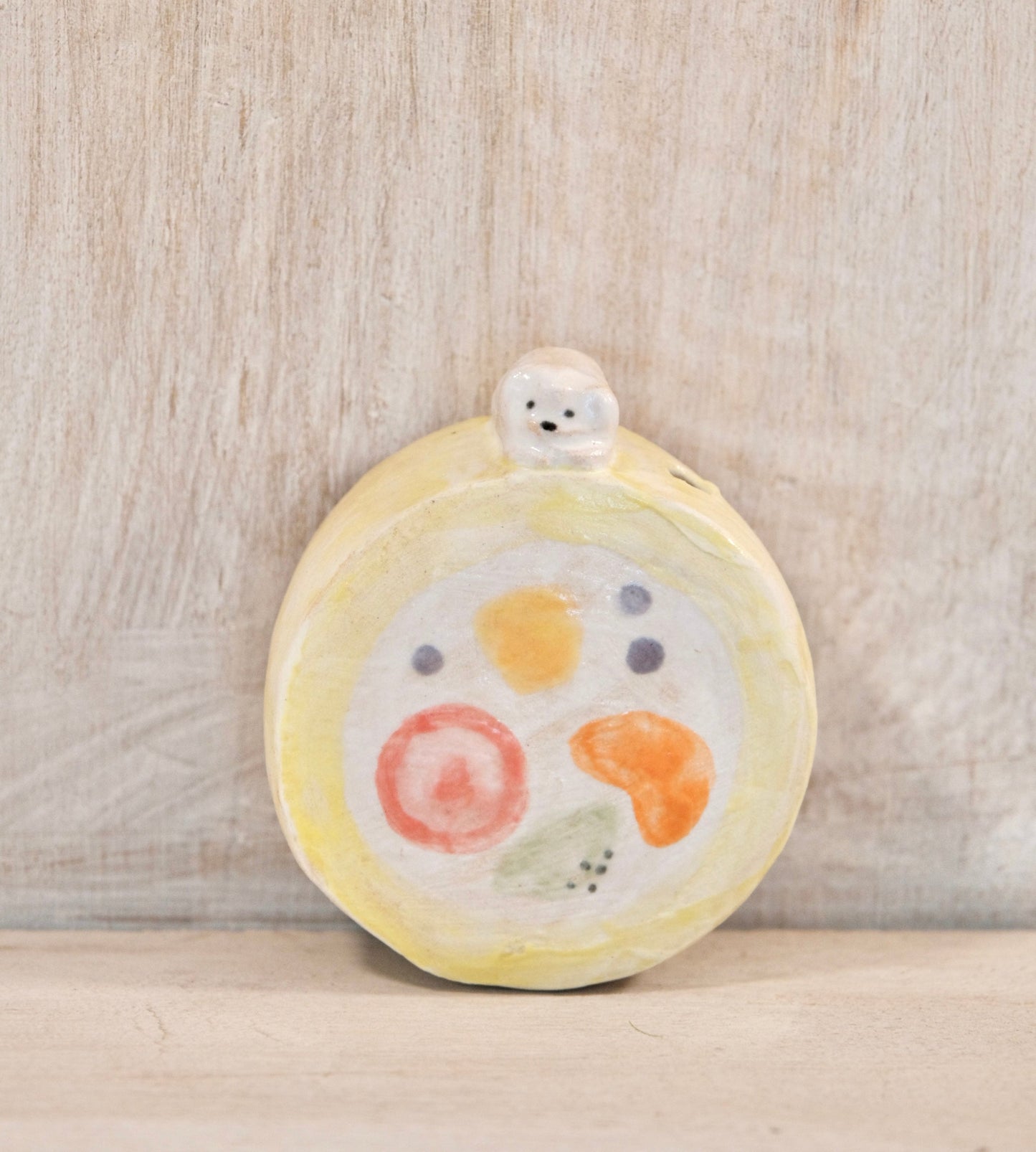 Suzuki Tamami Handmade Cake Roll Mini Flower Vase Wall Decor