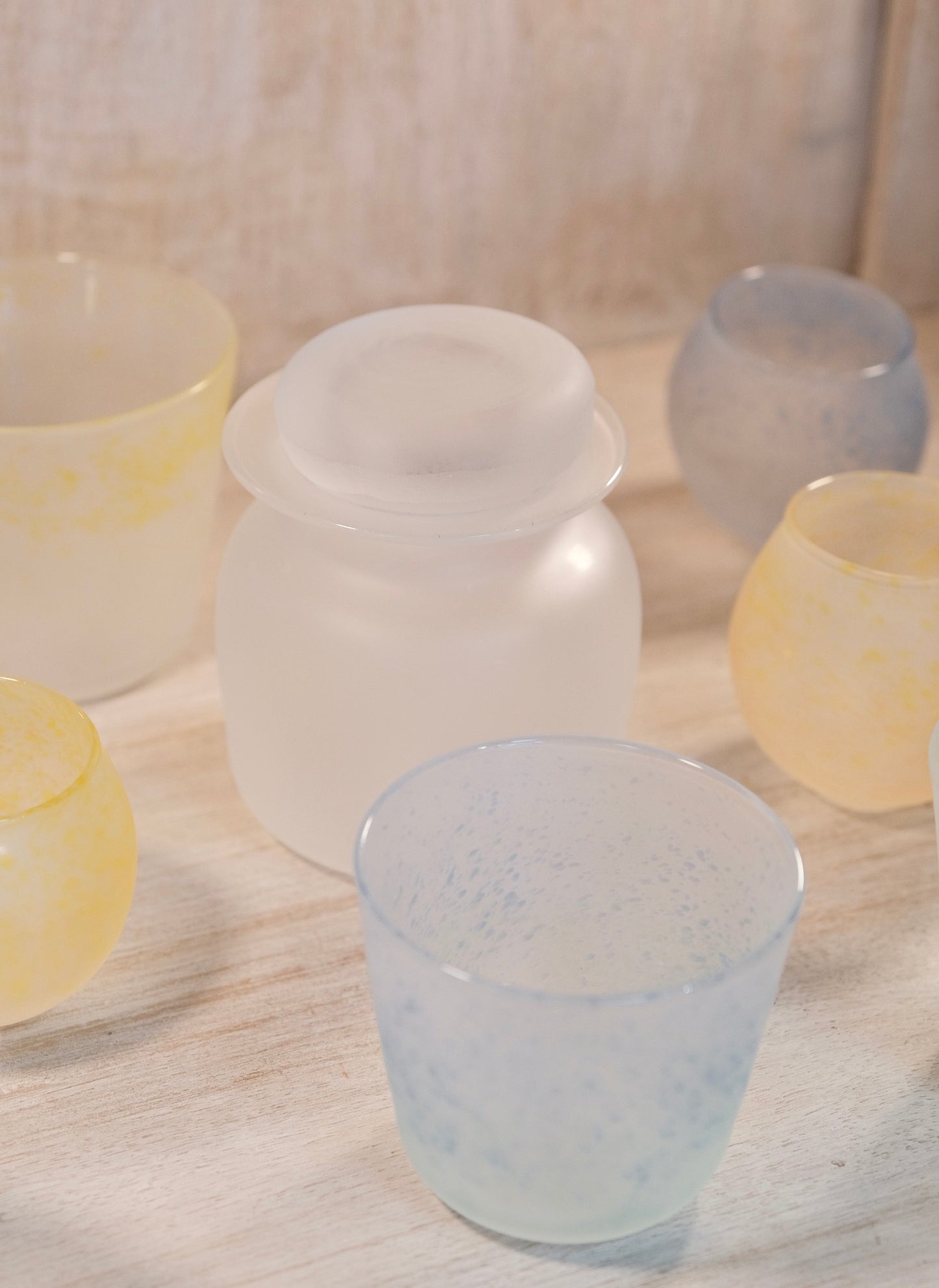 Imi Glass Handblown Glass Bottle by Yoshimi Suzuki