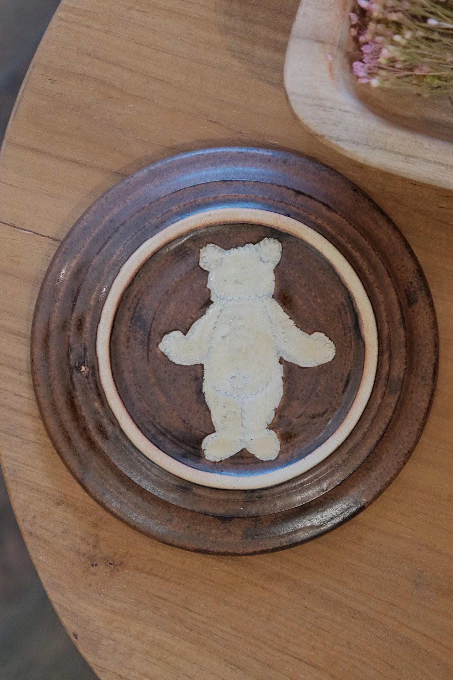KONGARISHA-コンガリ舎 Bear Round 6inch Dessert plate (#16)