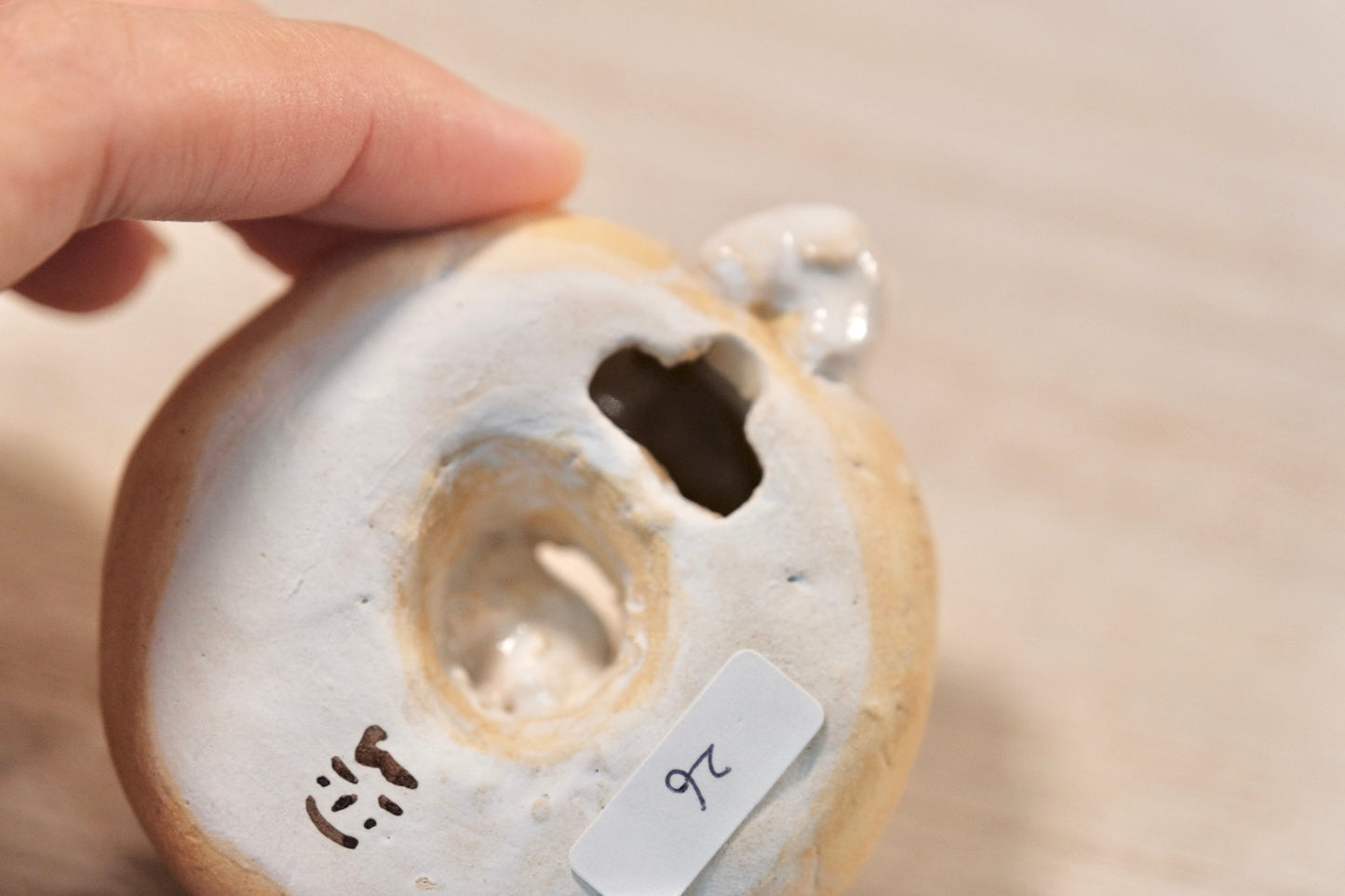 Suzuki Tamami Handmade Donuts Wall Decor (mini flower vase)