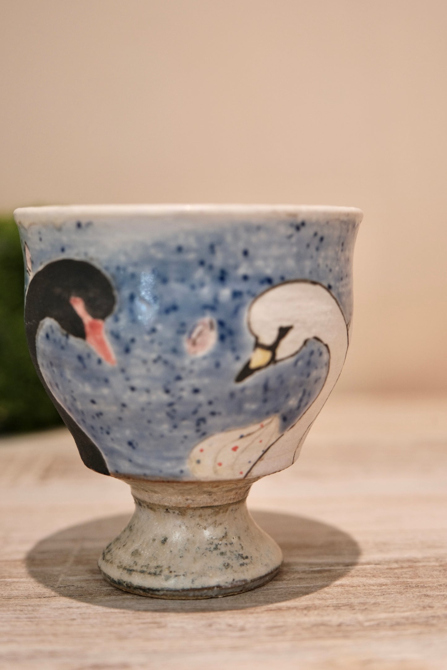【2026 Exhibition】Acne pottery Studio handmade small goblet cup (Swan)