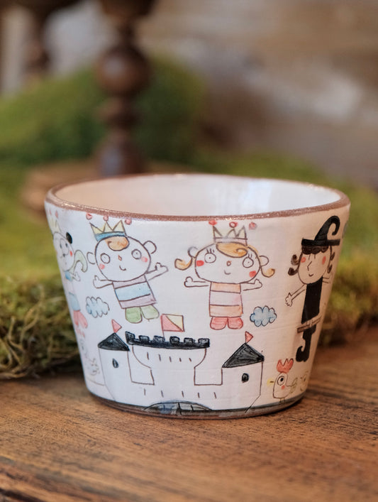 野村典子-Noriko Nomura Handmade Storybook Collection Soup Mug (#4)