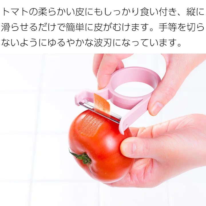 Aux leye peeler that can be cut with light force