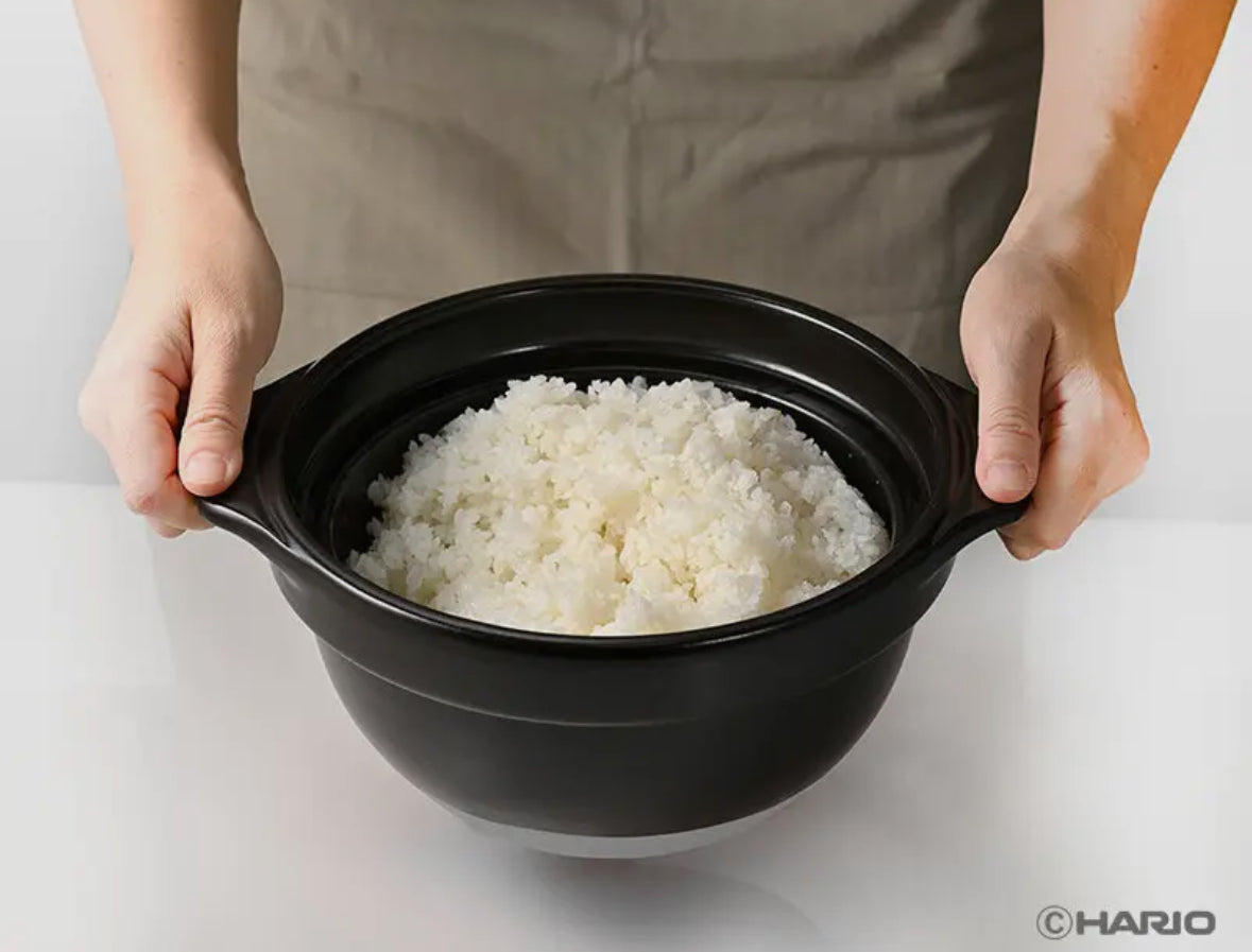 Hario Rice Pot Gohangama Ceramic Rice Cooker