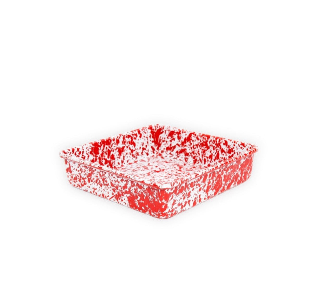 Crow Canyon Home Splatter Square Brownie Pan