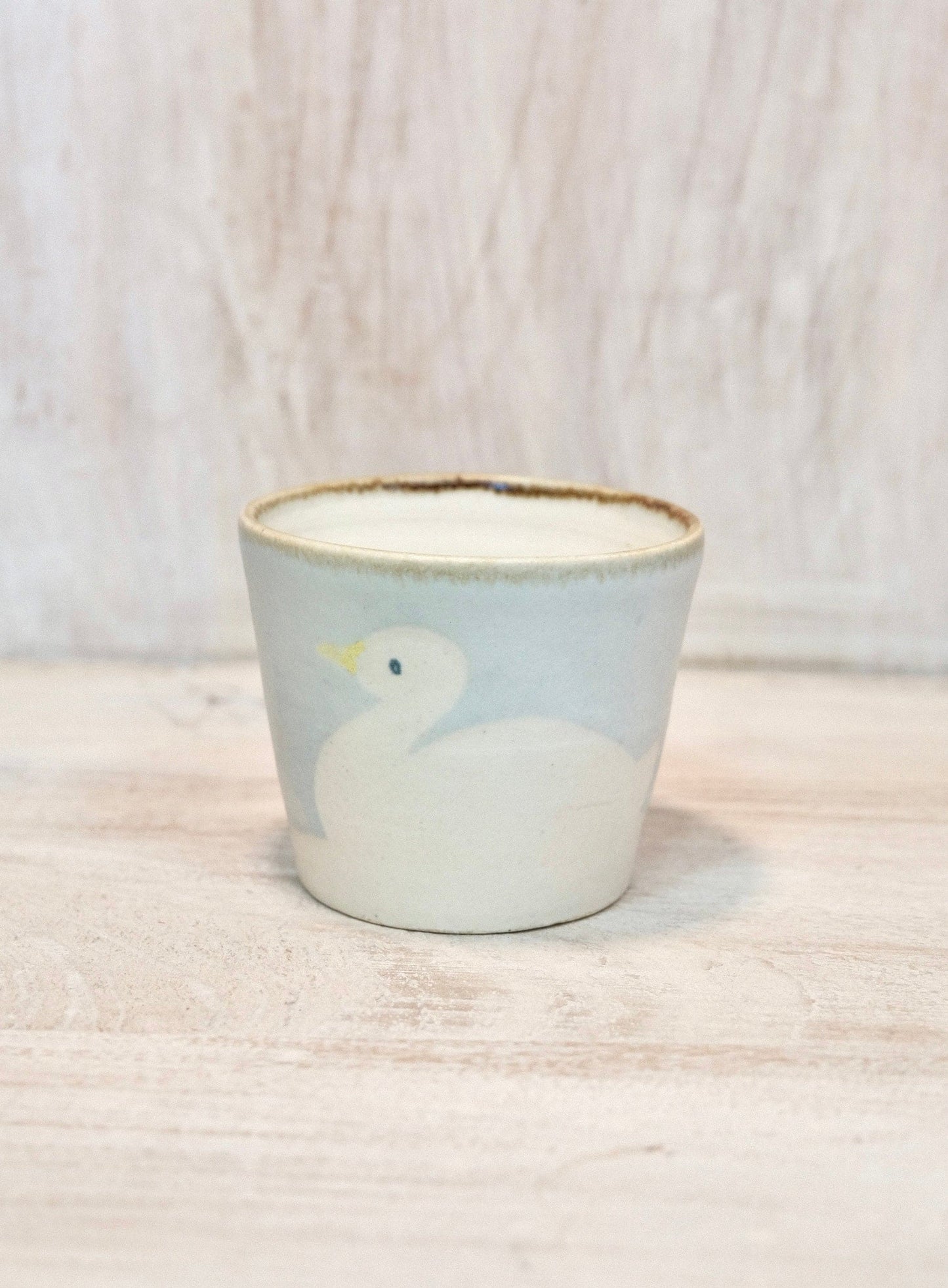 Makiko Sato-佐藤 牧子 Handmade Ceramic Choko (Duck)