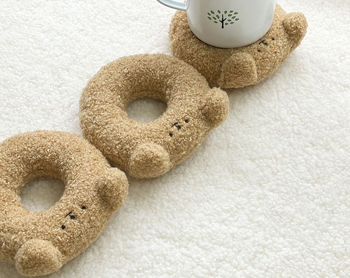 Japan Handmade Cute Animals Cup Coasters