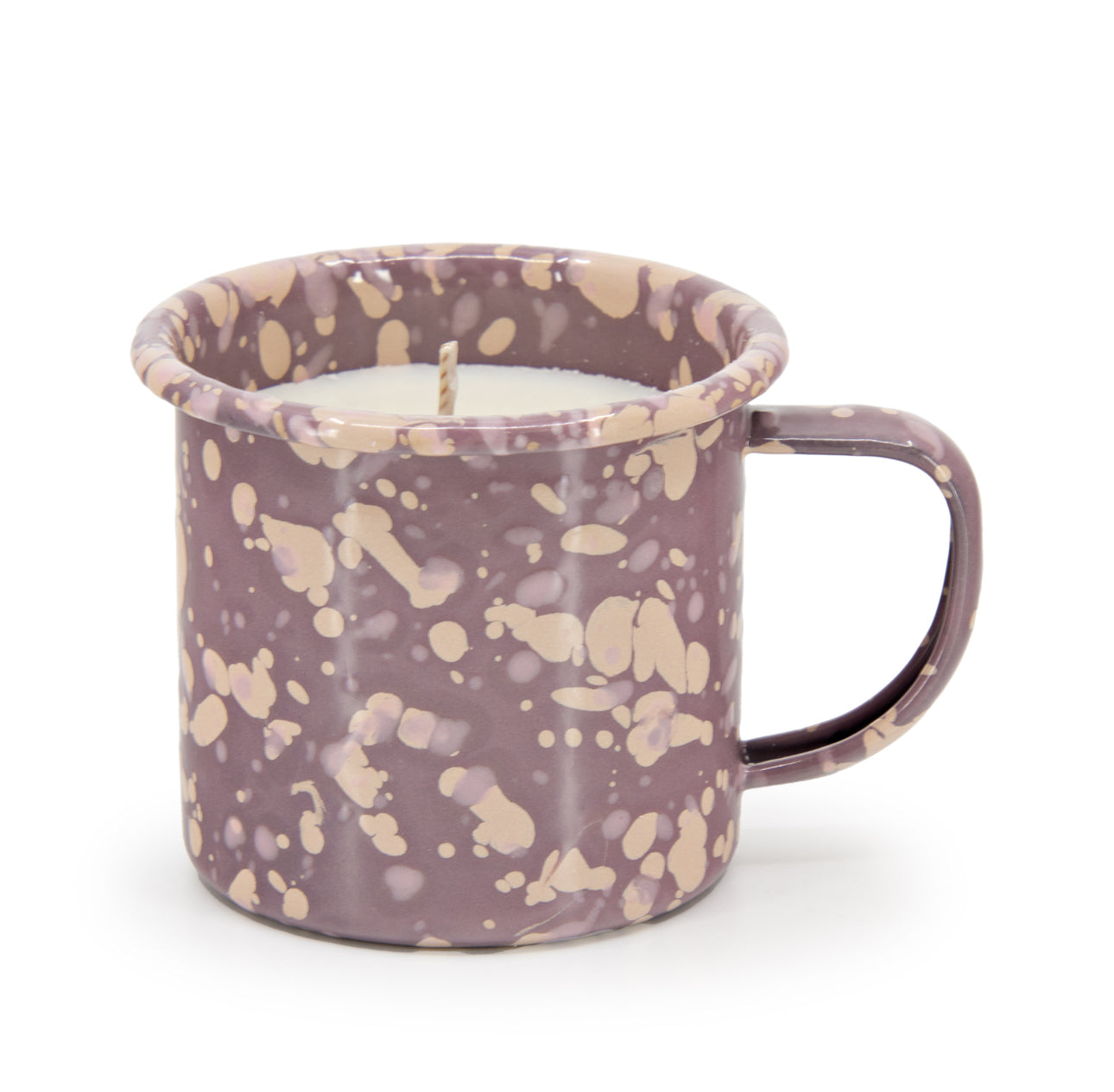 Crow Canyon Home Raising Arizona Enamel Mug 9oz Soy Candle, Mauve