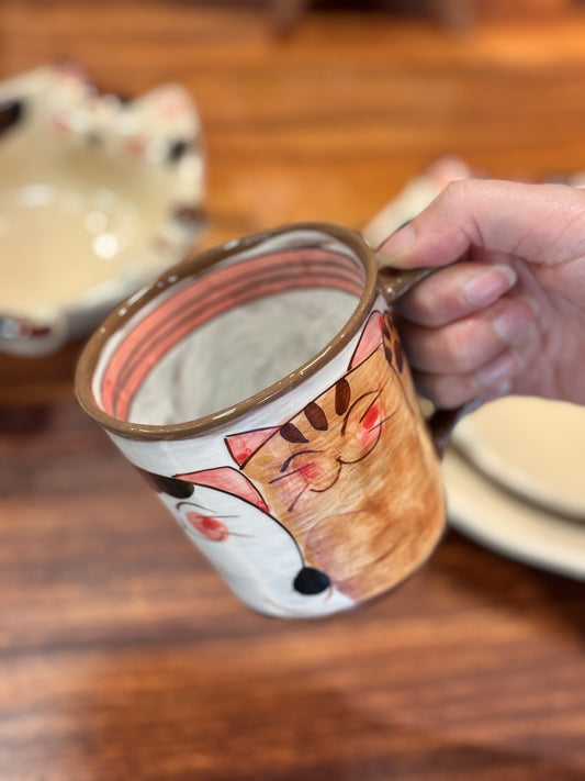 Hasami ware Handcraft Cat Mug 250ml/8.5oz