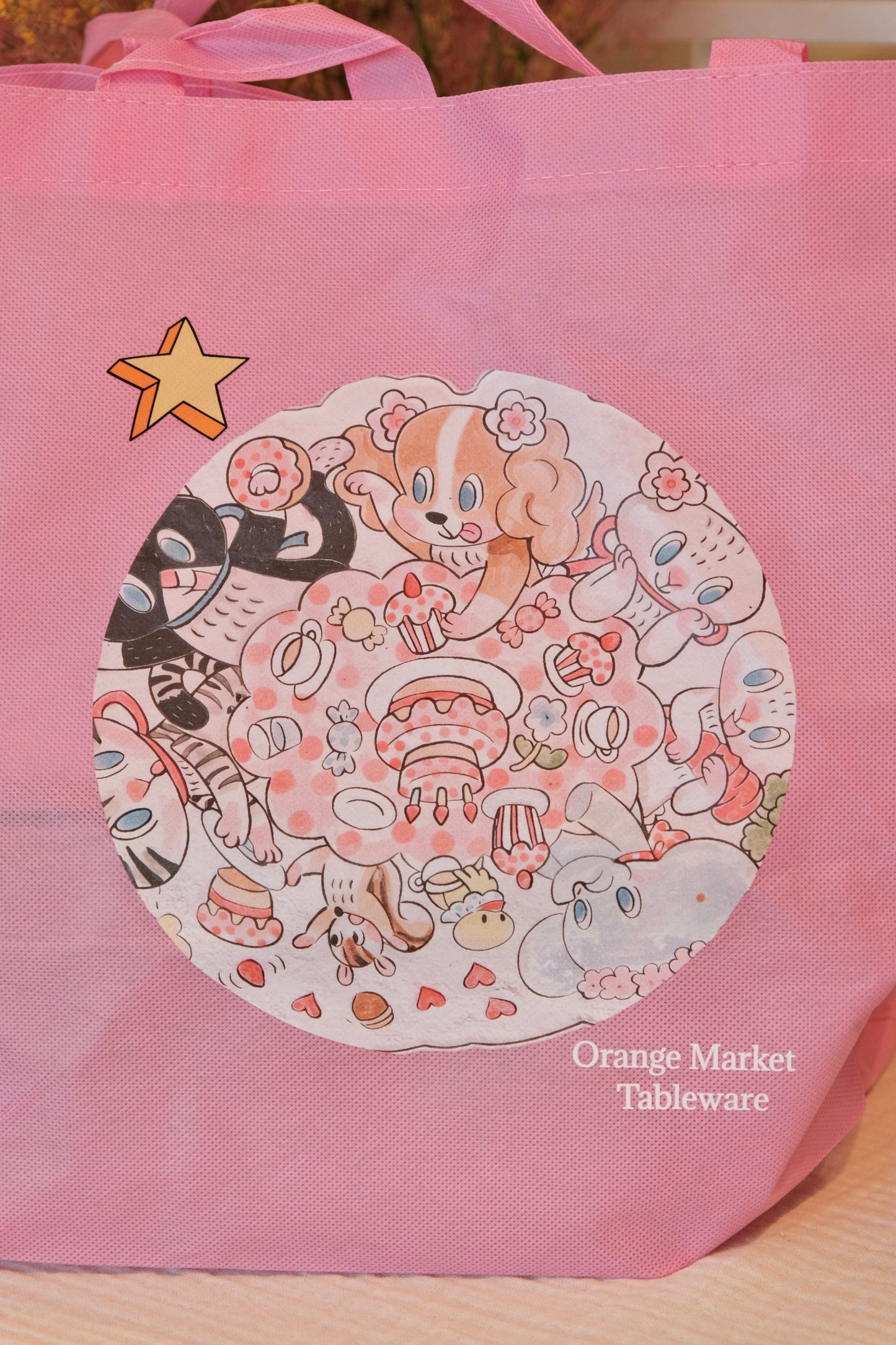 Kiriko Shimizu-清水桐子 California Pink recycle bag