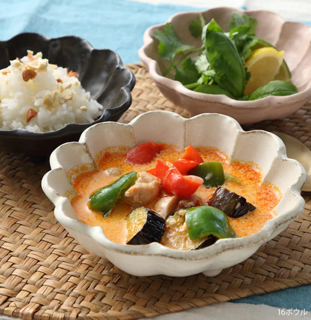 KANEKO KOHYO Rinka Flower Rinka Dish Bowl (16.5cm/6inch)