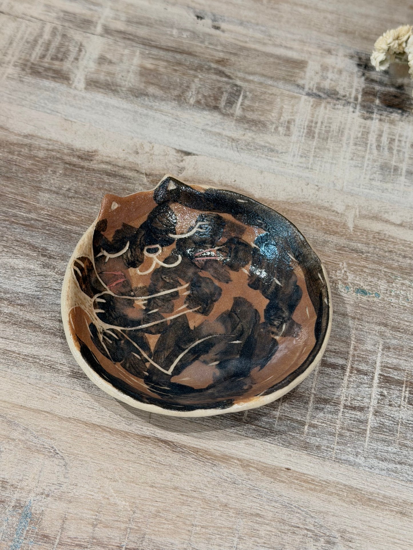 KAZAHANA-高桥美紀子 Handmade Ceramic Small dish plate