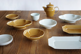 MIYAMA MIZU MIZU "瑞“ by RINA ONO (Light -Brown Serving Bowl)