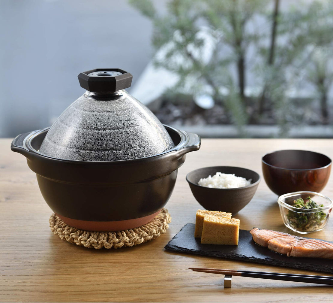 Hario Rice Pot Gohangama Ceramic Rice Cooker