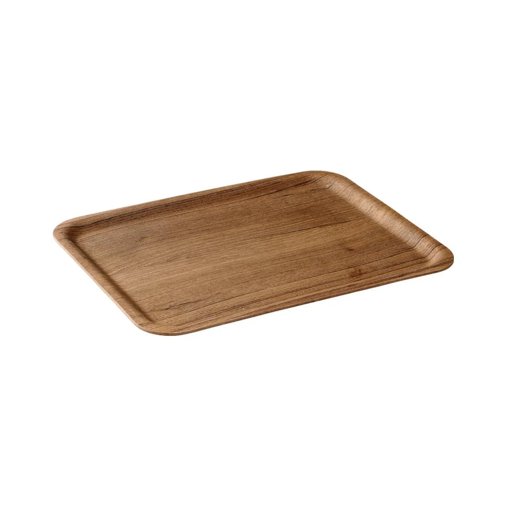 Kinto NONSLIP Tray - Teak 360x280mm / 14x11in