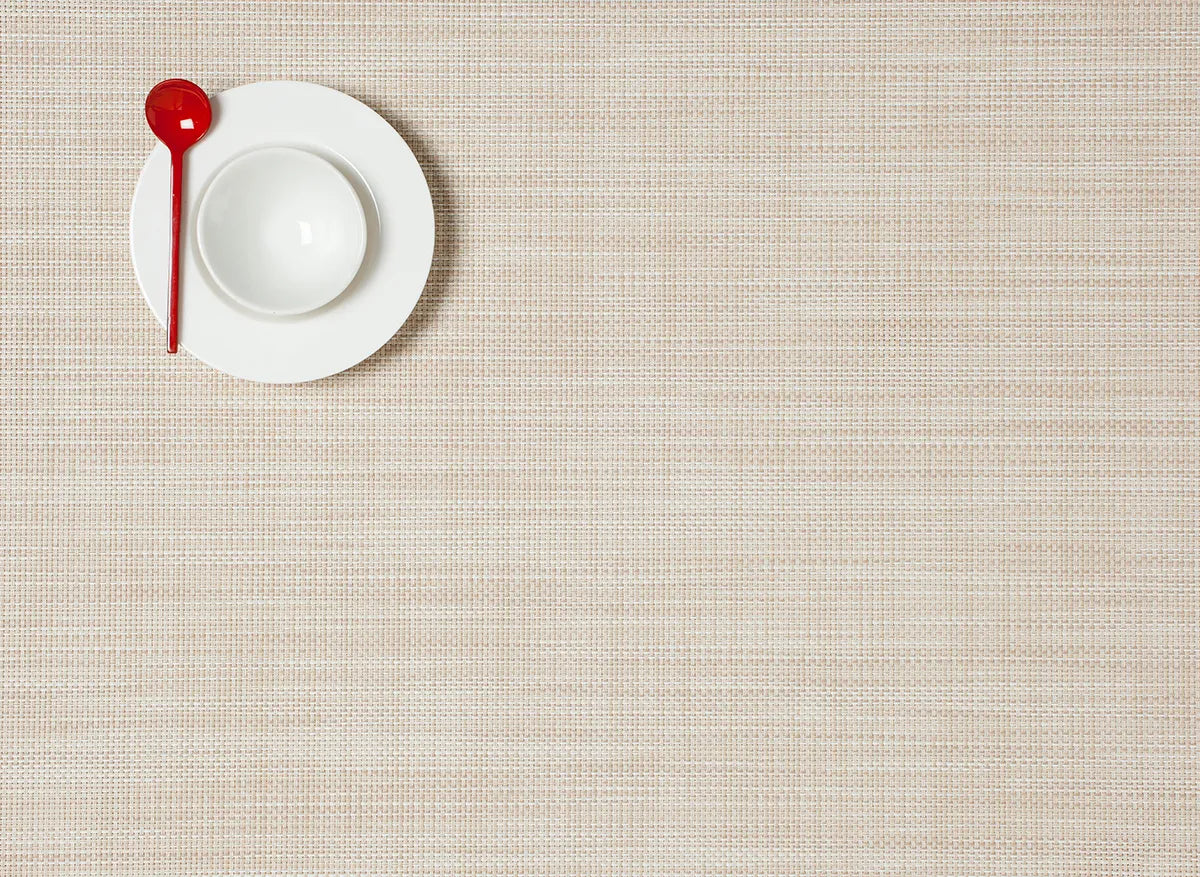 Chilewich Mini BW Rectangular Placemat Linen