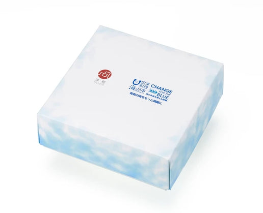 Tsugaru Handblown Sake Cup Set-Blue Ocean 4pcs Set(Gift Set)