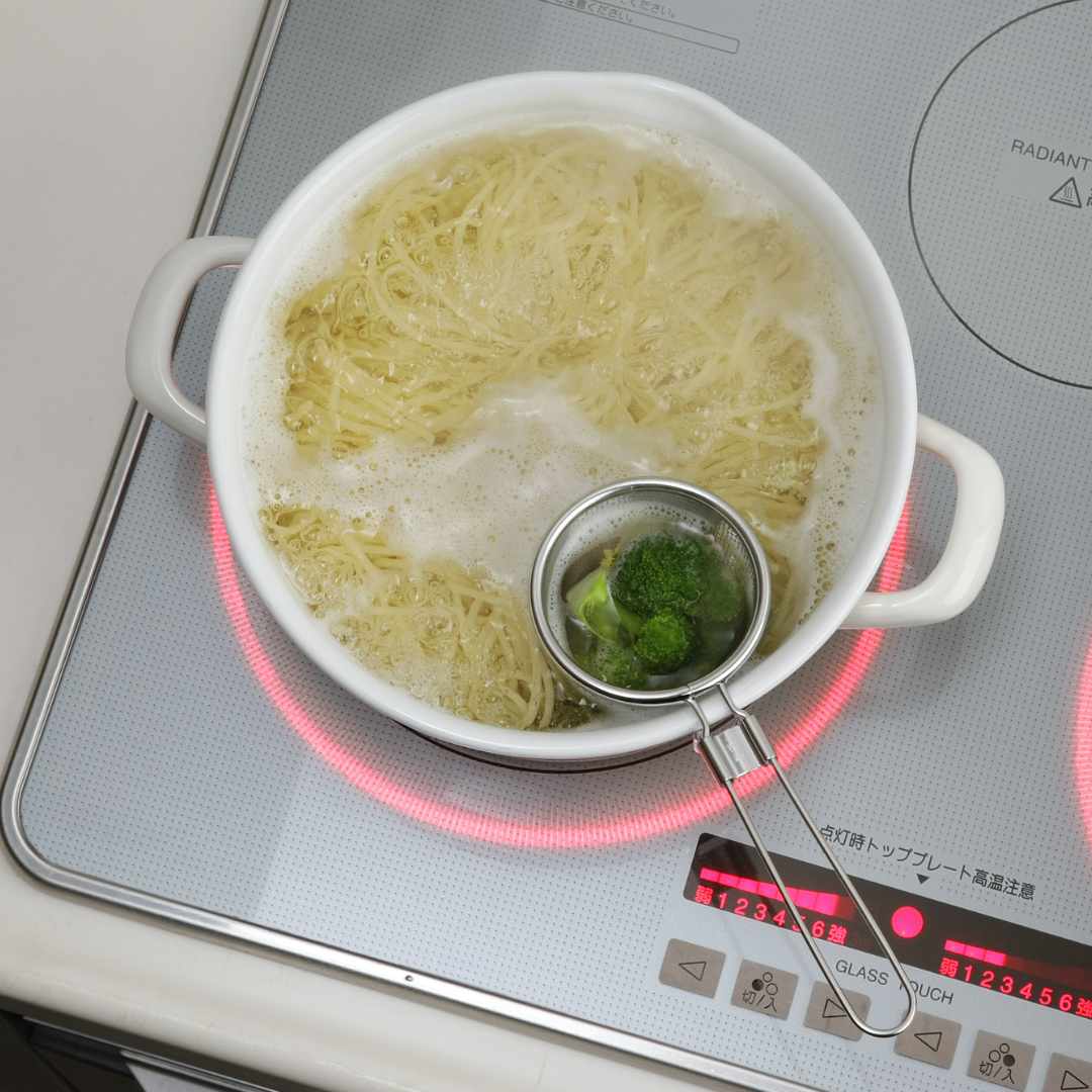 Japan Tsubame Shimomura Stainless small boil strainer