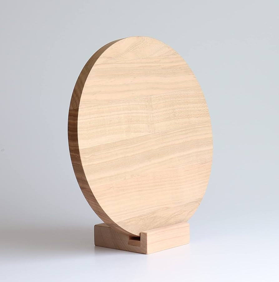 SALIU LOLO Japan Handmade Mountain Cherry Blossom Wood Cutting Board Stand